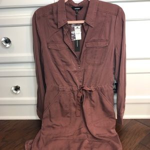 Express long sleeve causal dress